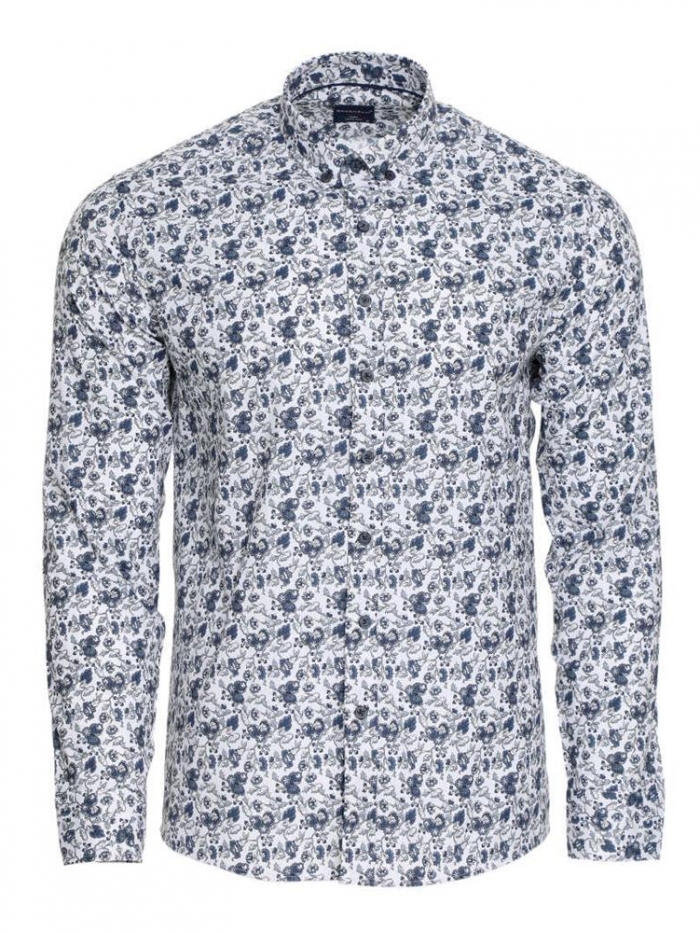 Πουκάμισο εμπριμέ slim fit