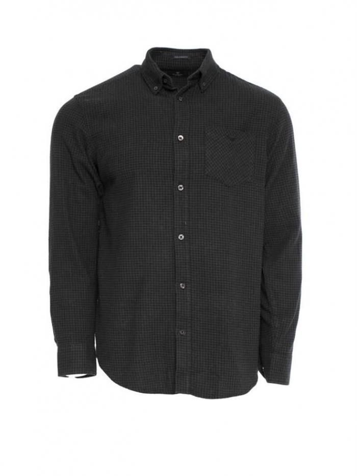 Πουκάμισο φανέλα, καρό classic fit Double.