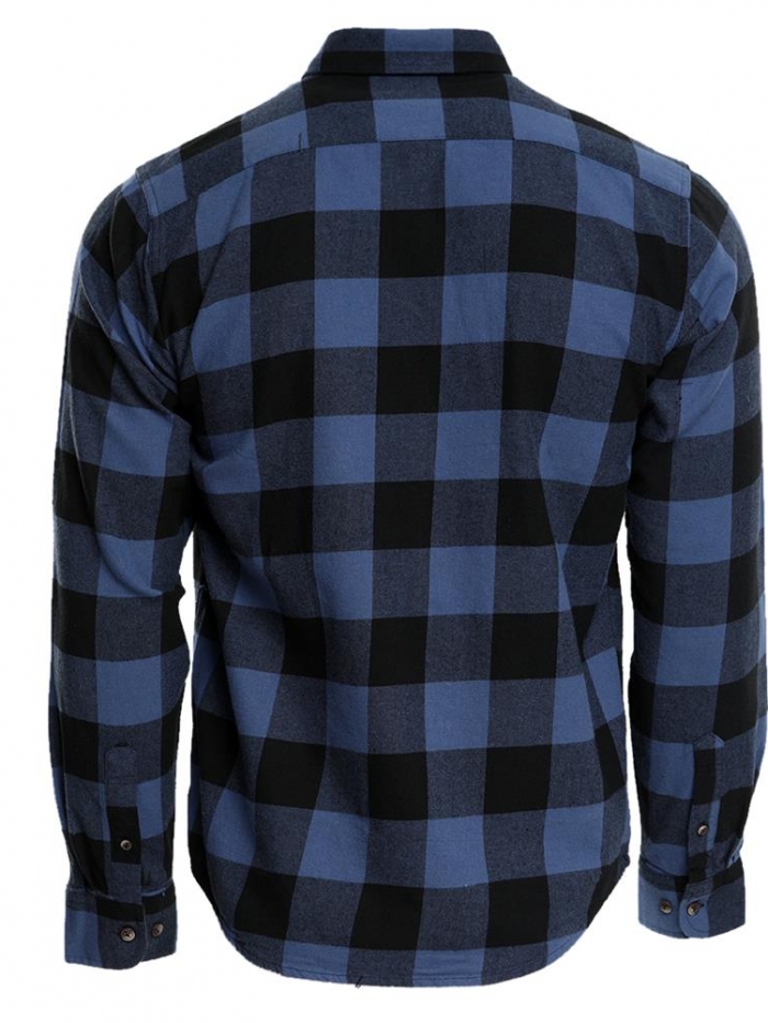 Πουκάμισο φανέλα καρό σε regular γραμμή Double.