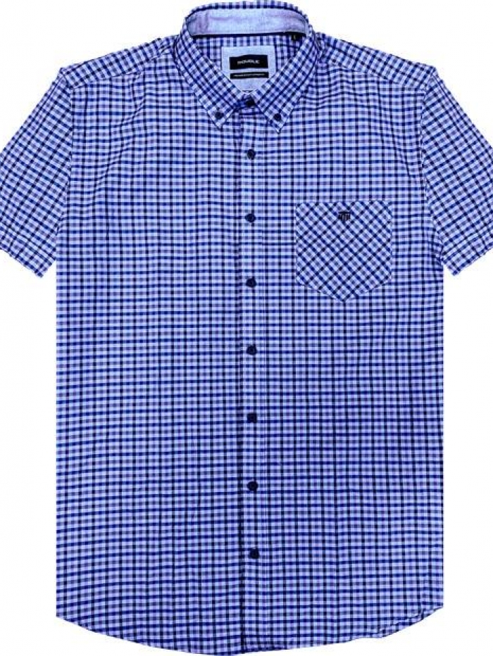 Πουκάμισο κοντομάνικο, καρό Double