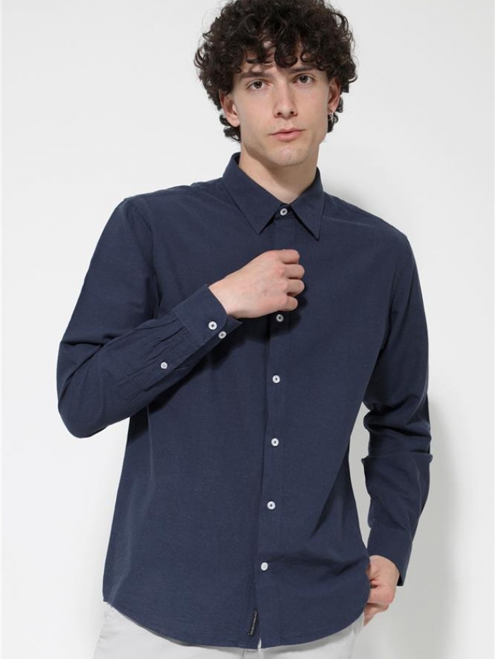 Πουκάμισο λινό Double