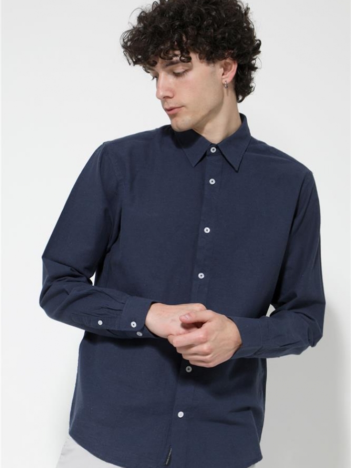 Πουκάμισο λινό Double