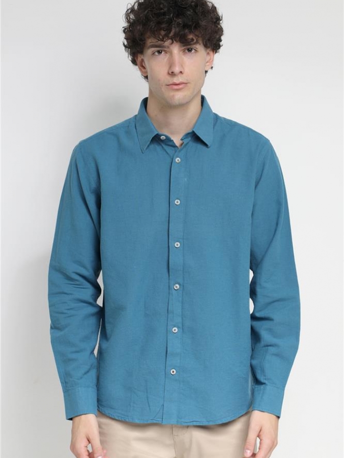 Πουκάμισο λινό Double