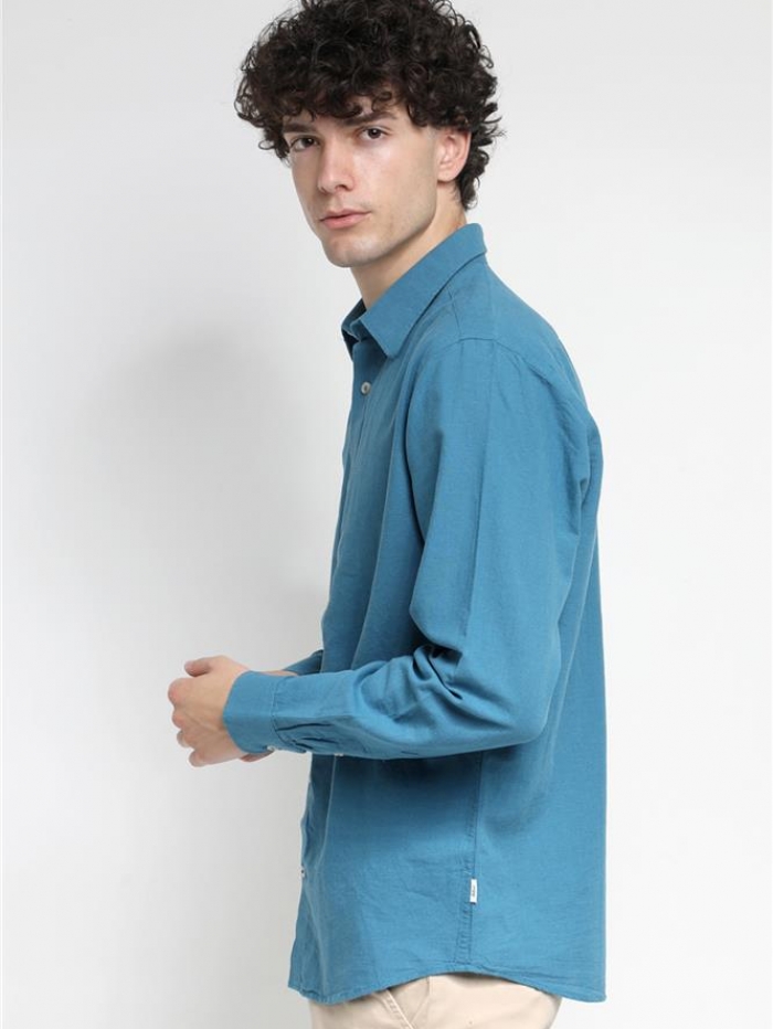 Πουκάμισο λινό Double