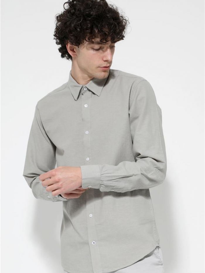 Πουκάμισο λινό Double