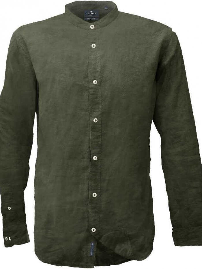 Πουκάμισο λινό με mao γιακά Double