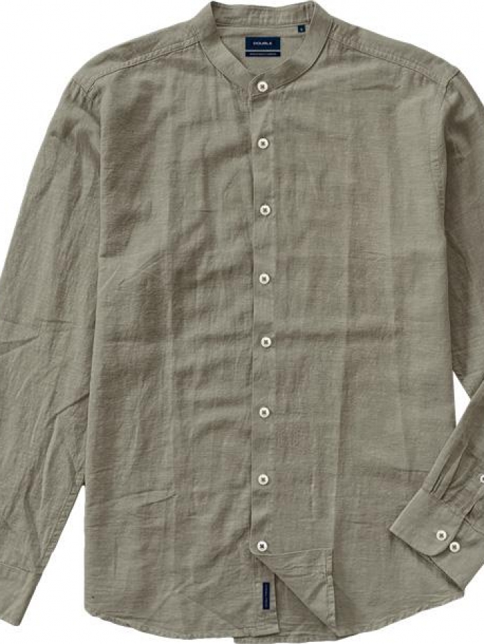 Πουκάμισο λινό με mao γιακά Double