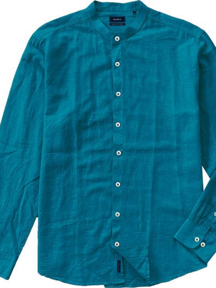 Πουκάμισο λινό με mao γιακά Double