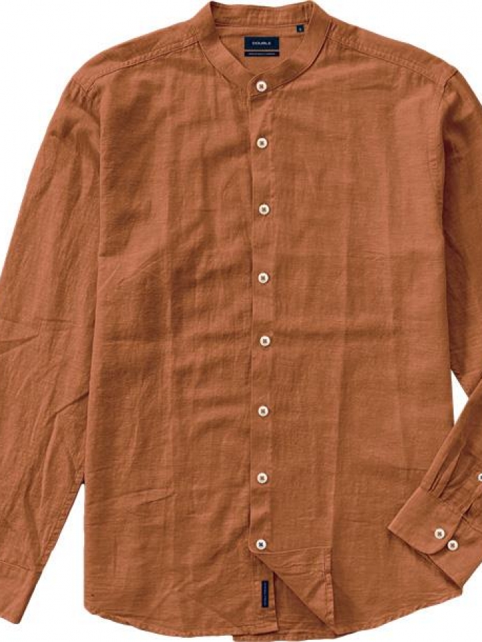 Πουκάμισο λινό με mao γιακά Double