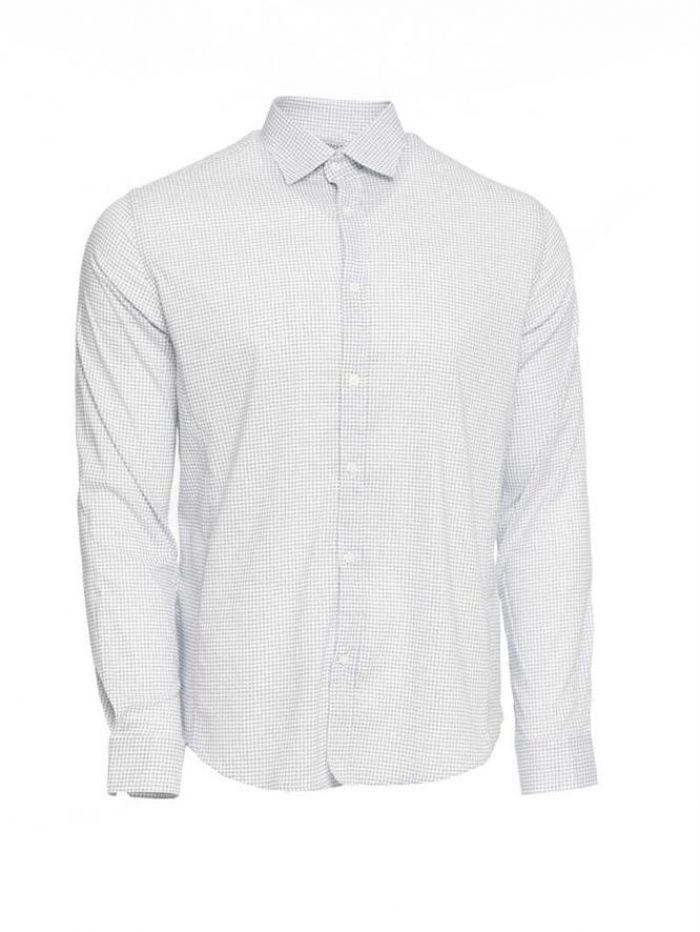 Πουκάμισο μακρυμάνικο με μικροσχέδια, regular fit.