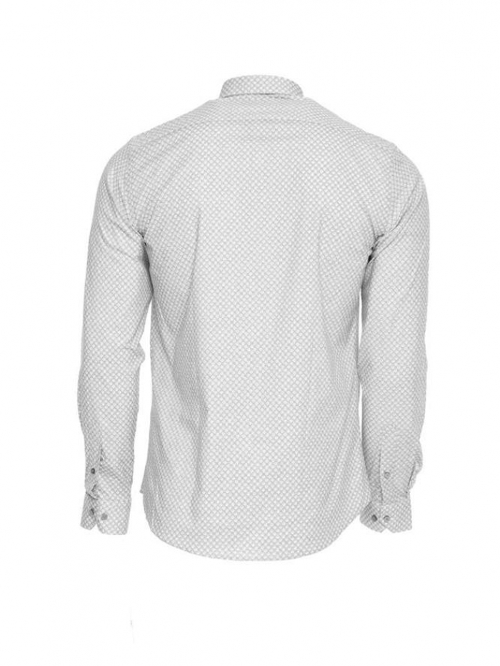 Πουκάμισο μακρυμάνικο με μικροσχέδια, regular fit.