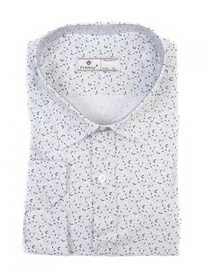 Πουκάμισο μακρυμάνικο με μικροσχέδια, regular fit