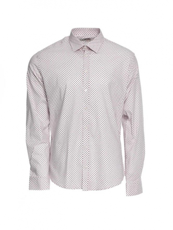 Πουκάμισο μακρυμάνικο με μικροσχέδια, regular fit