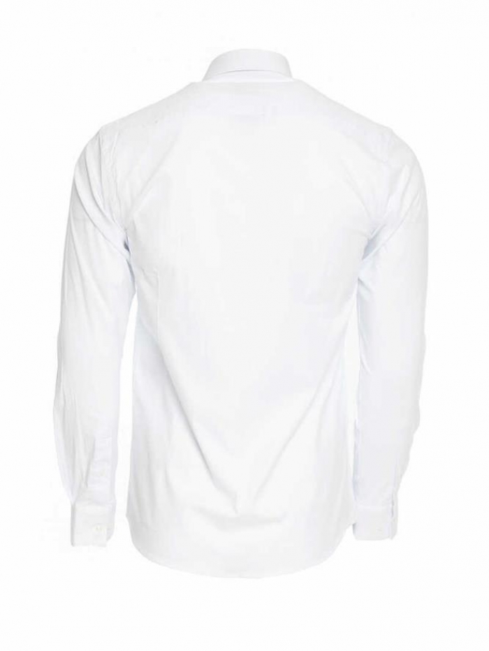 Πουκάμισο μακρυμάνικο, μονόχρωμο regular fit.