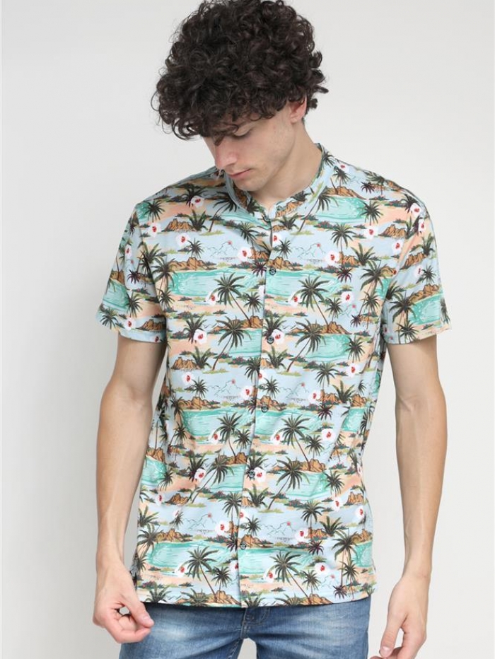 Πουκάμισο με floral σχέδιο Paco