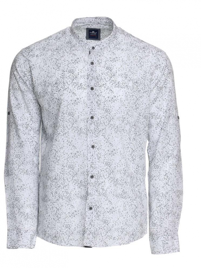 Πουκάμισο με mao γιακά regular fit