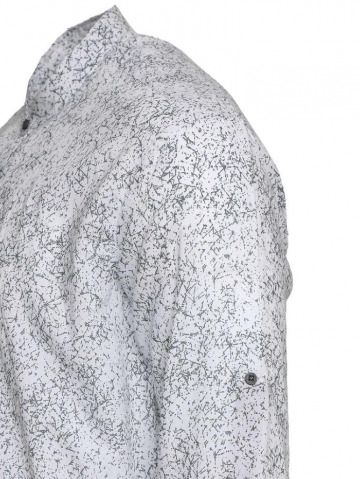 Πουκάμισο με mao γιακά regular fit