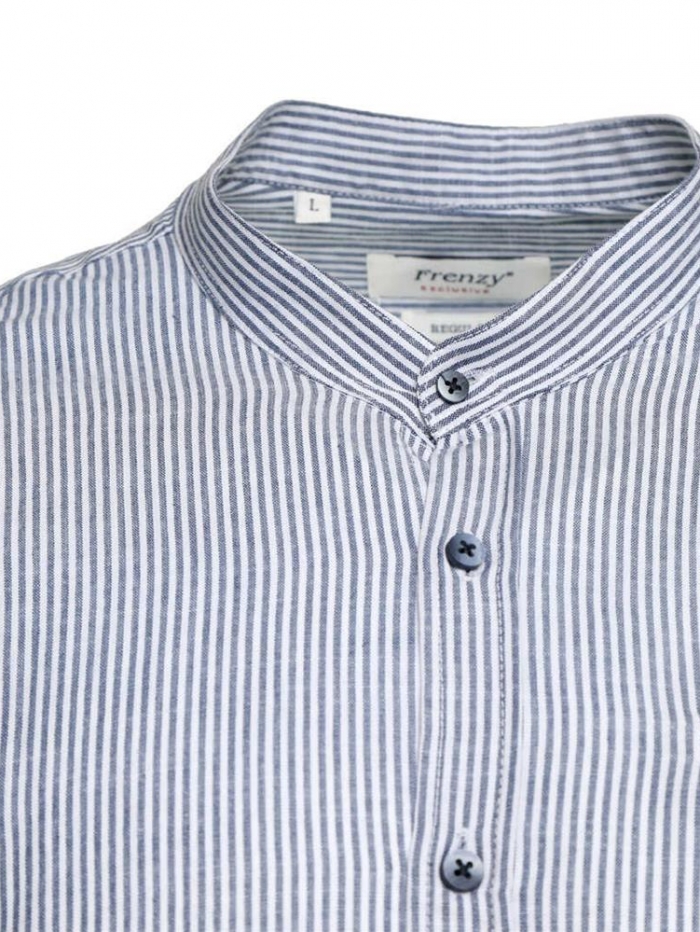 Πουκάμισο με mao γιακά regular fit