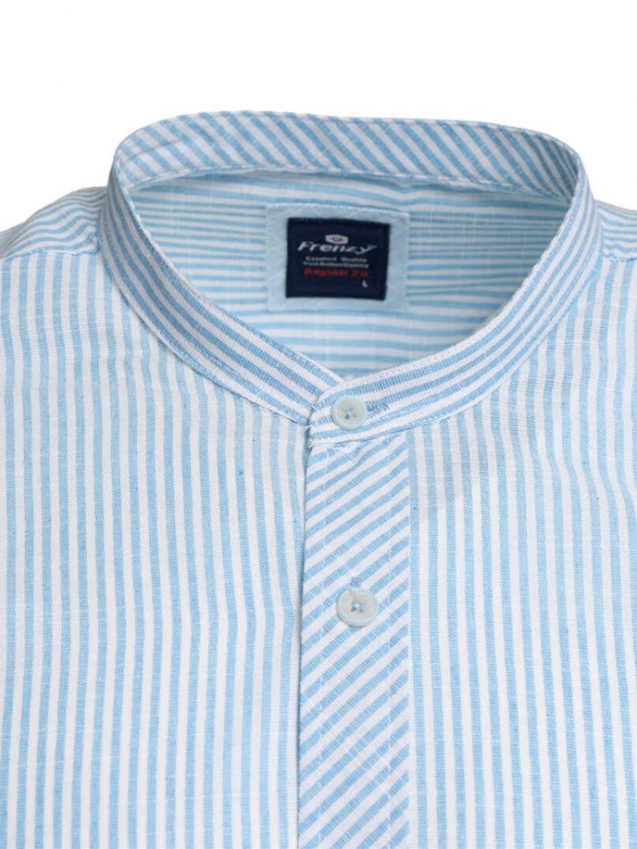 Πουκάμισο με mao γιακά regular fit