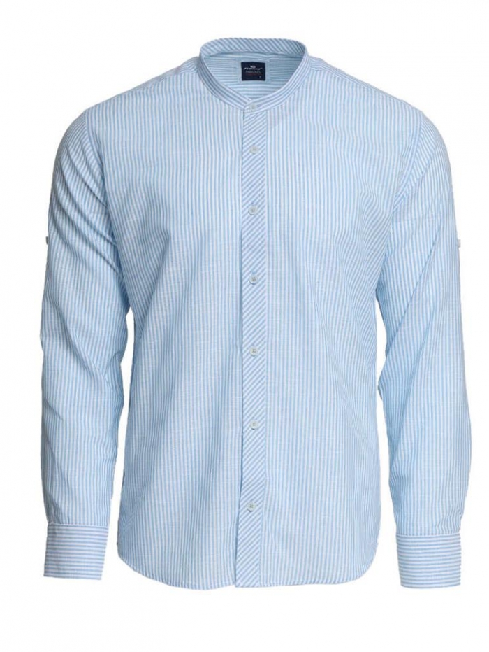 Πουκάμισο με mao γιακά regular fit