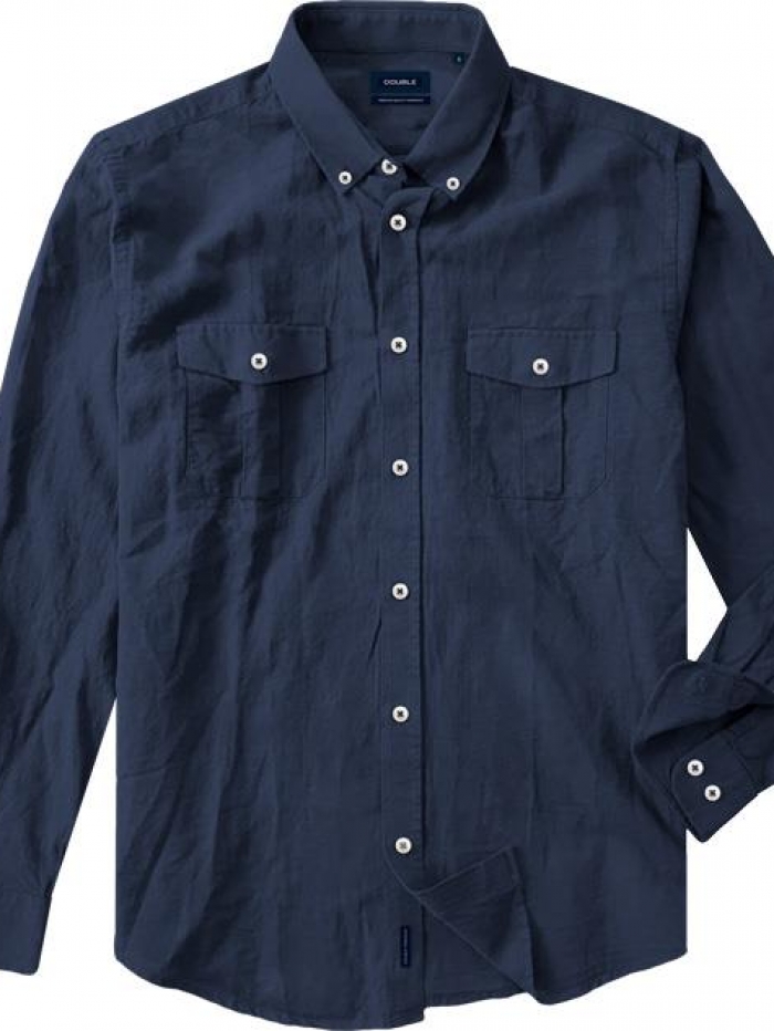 Πουκάμισο 'safari' λινό Double