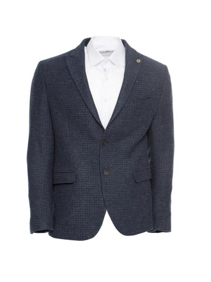 Σακάκι slim fit μάλλινο