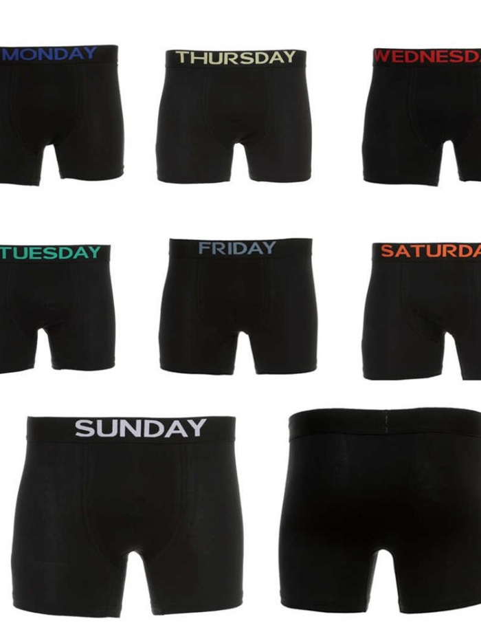 Σετ 7 boxer με τις μέρες της εβδομάδας
