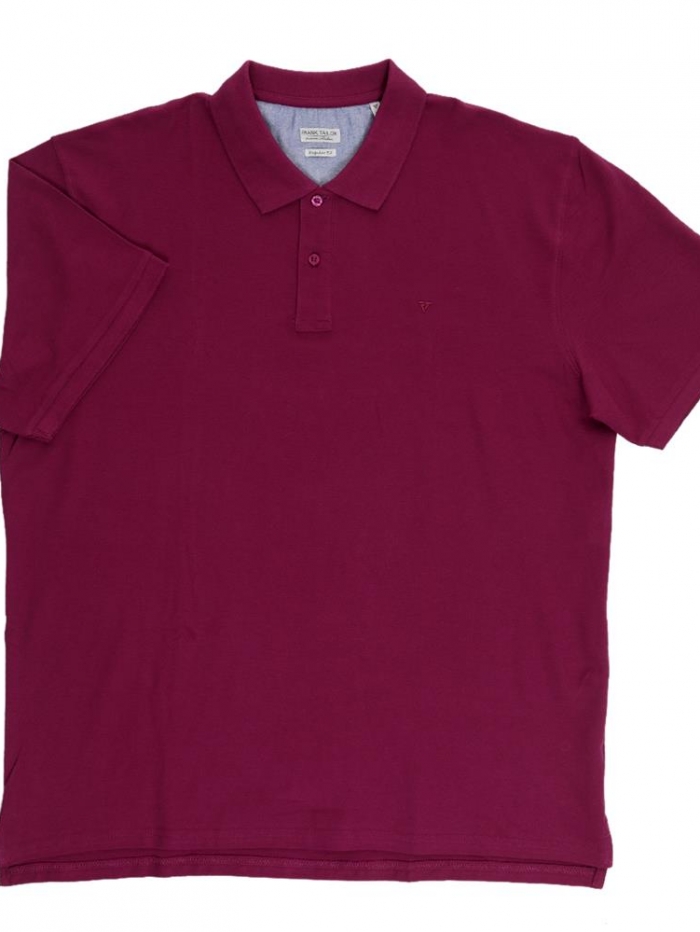 Polo κοντοκομάνικο μεγάλο μέγεθος Frank Tailor