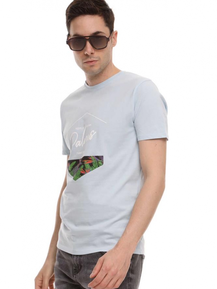 T-shirt 'Palms' Frank Tailor