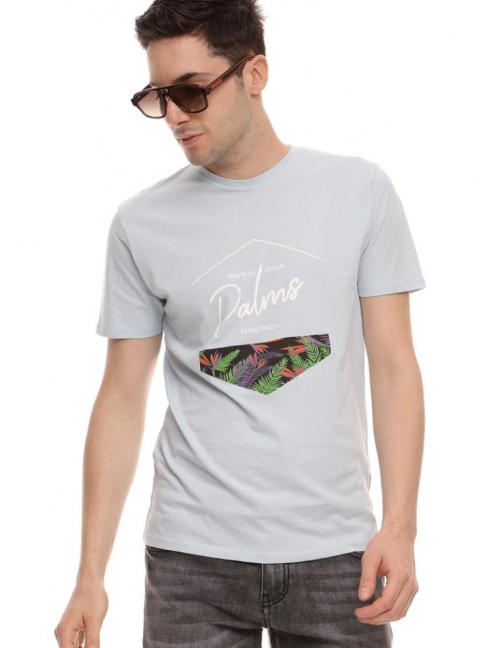 T-shirt 'Palms' Frank Tailor