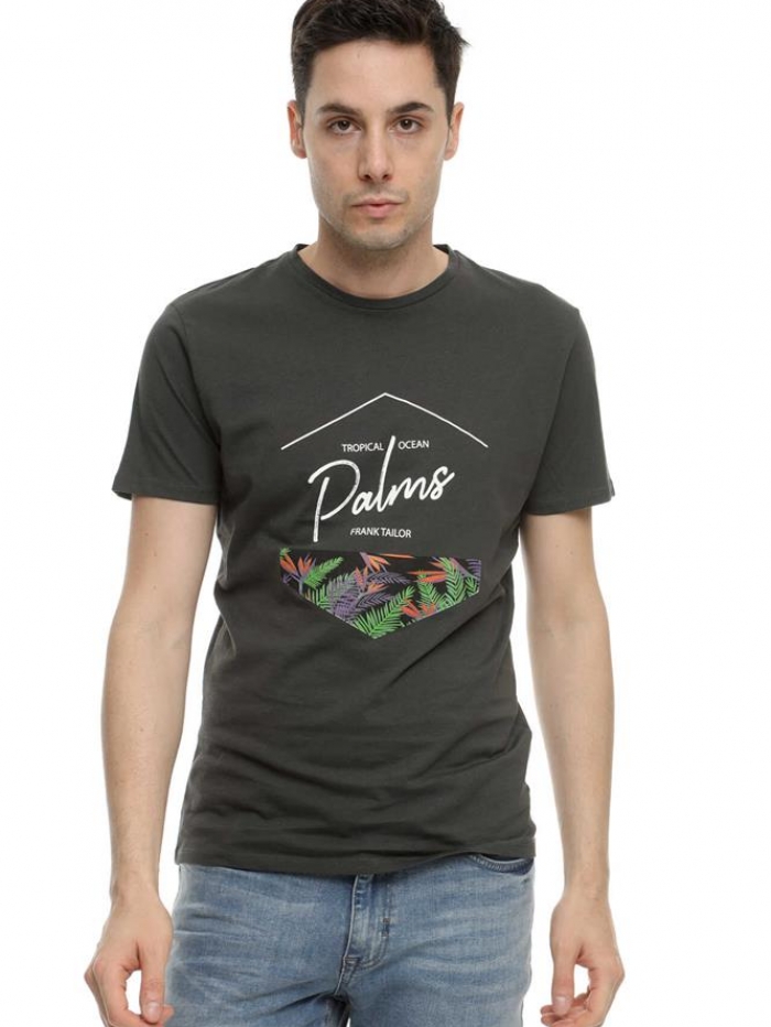 T-shirt 'Palms' Frank Tailor