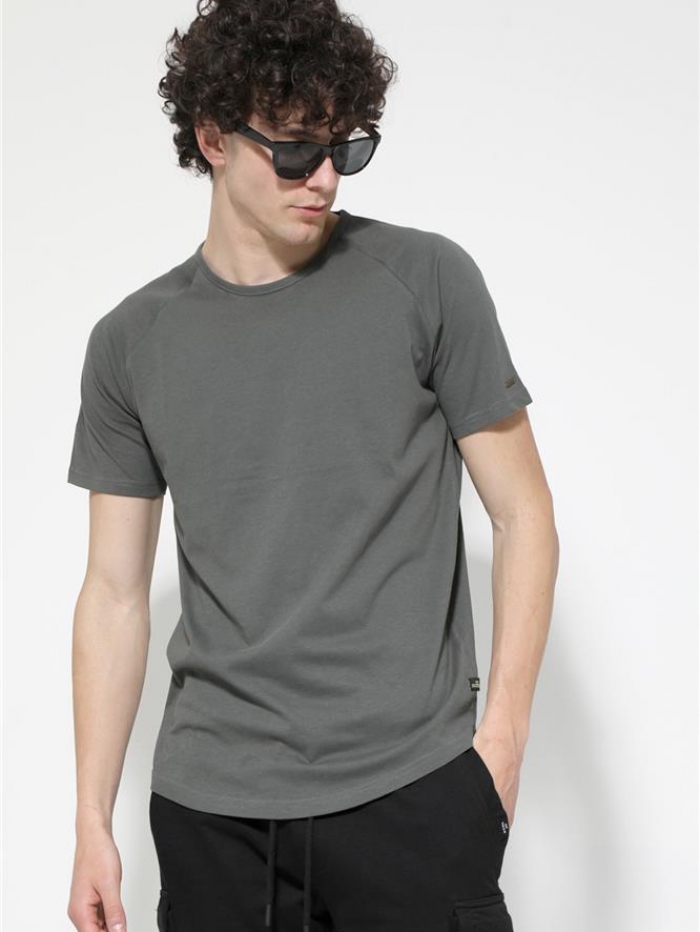 T-shirt fashion μονόχρωμο Van Hipster