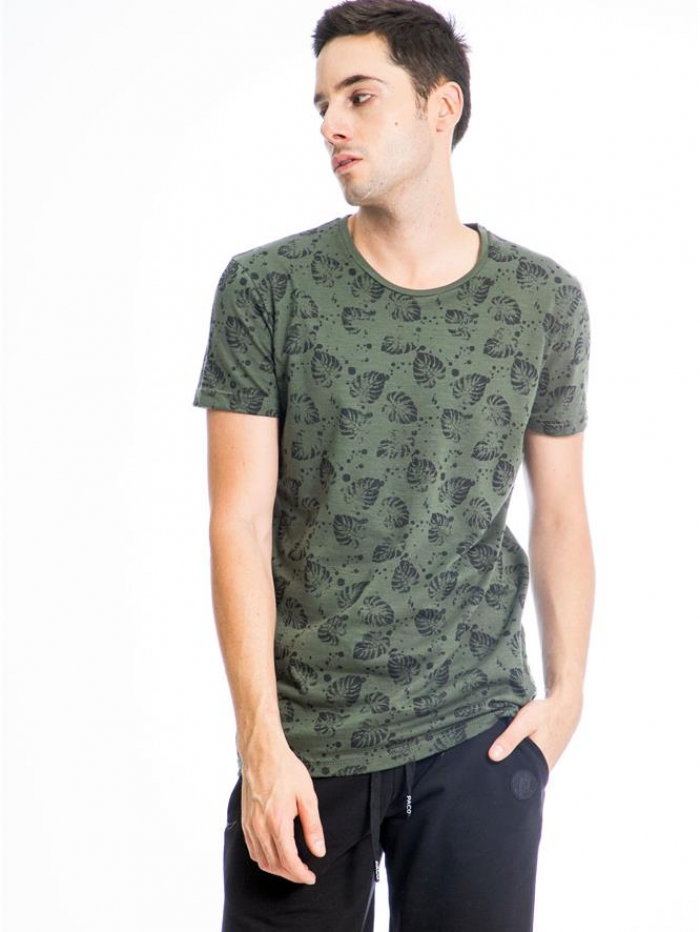 T-shirt με σχέδιο Φύλλα Paco