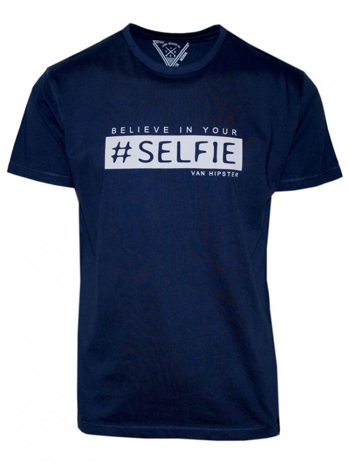 T-shirt με τύπωμα 'Selfie' Van Hipster