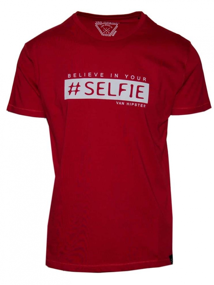 T-shirt με τύπωμα 'Selfie' Van Hipster