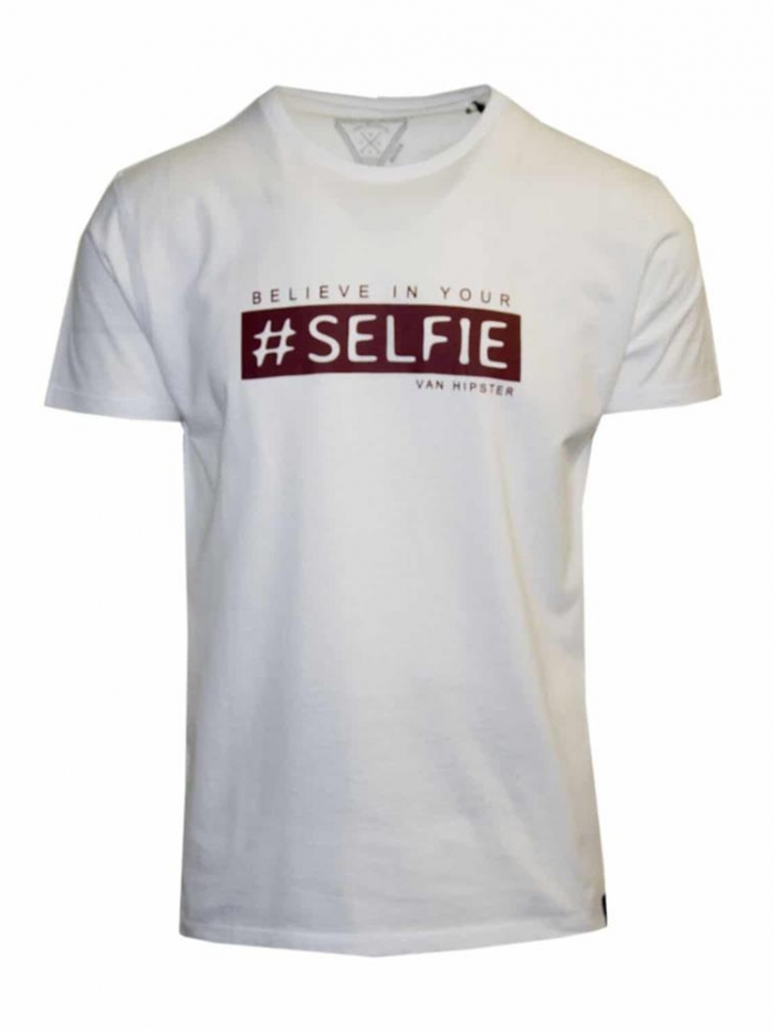 T-shirt με τύπωμα 'Selfie' Van Hipster