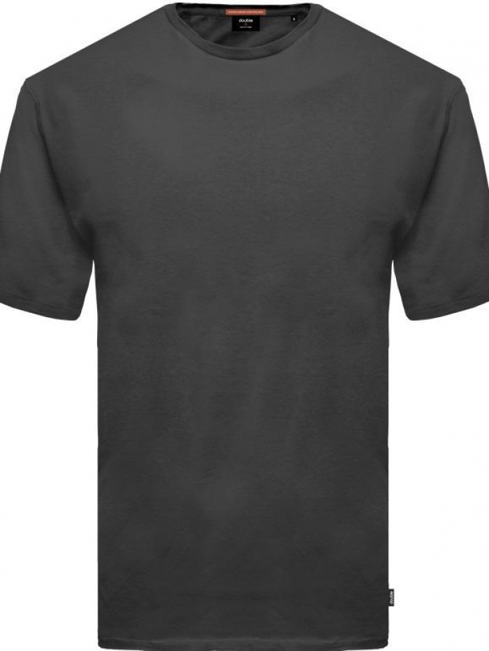 T-shirt μονόχρωμο Double.