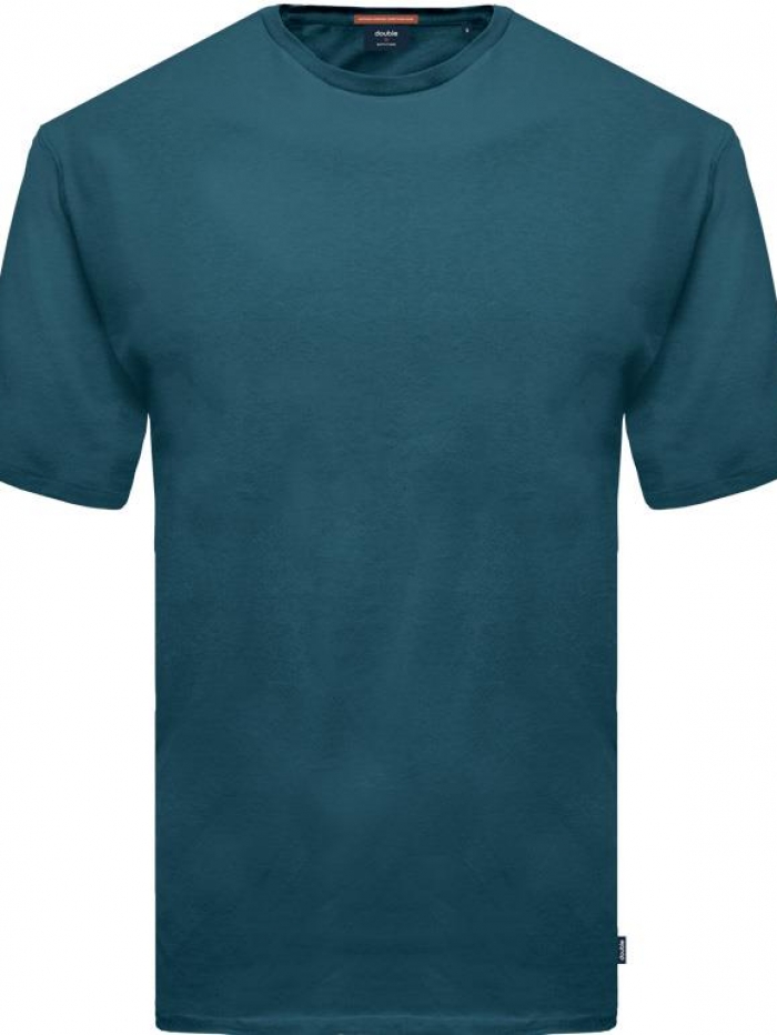 T-shirt μονόχρωμο Double.