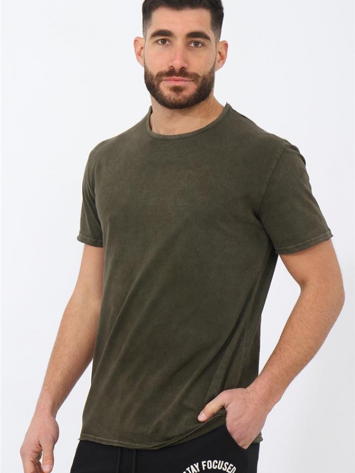 T-shirt πετροπλυμένο Attitude