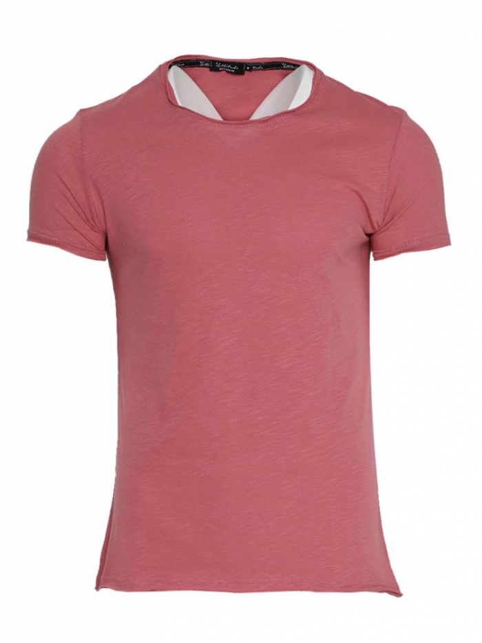 T-shirt σε βαμβακερή φλάμμα Attitude