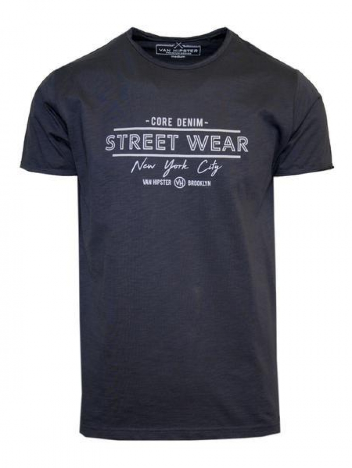 T-shirt βαμβακερή φλάμμα Van Hipster