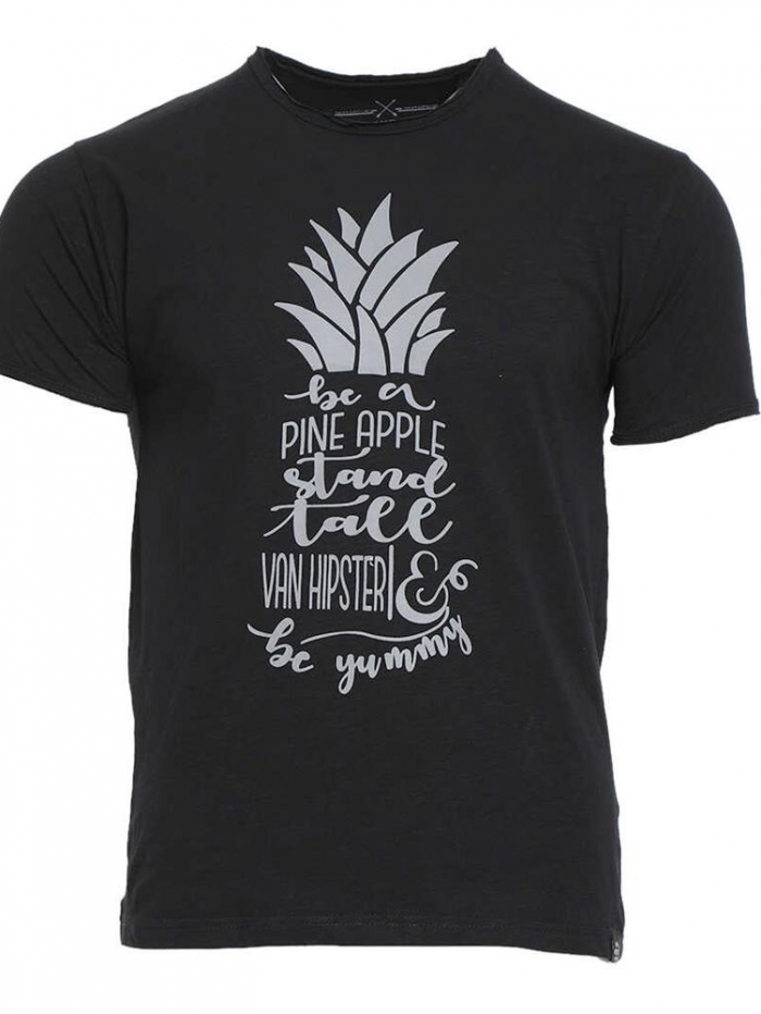 T-shirt βαμβακερή φλάμμα Van Hipster