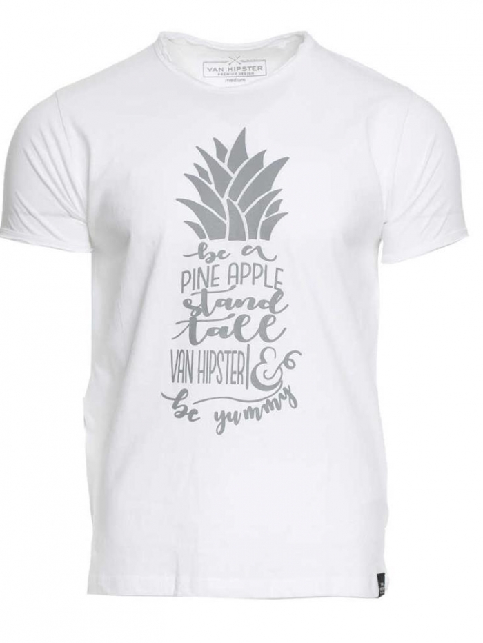 T-shirt βαμβακερή φλάμμα Van Hipster