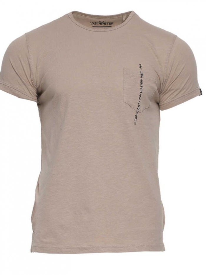 T-shirt βαμβακερή φλάμμα Van Hipster