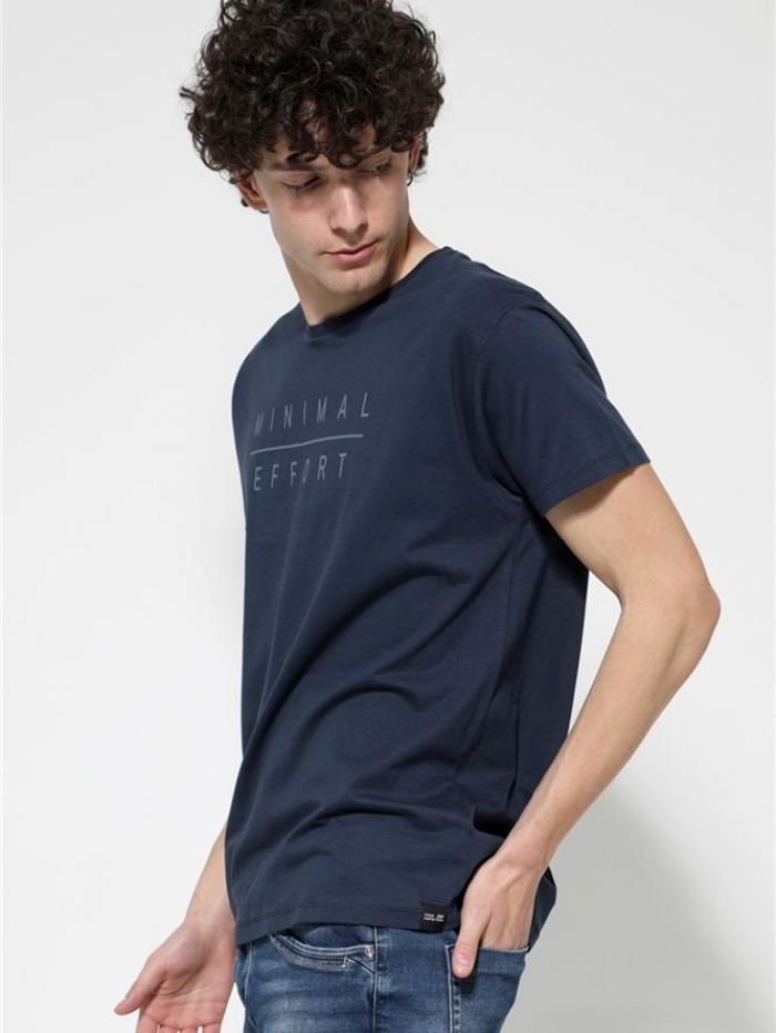 T-shirt βαμβακερό Van Hipster 'minimal effort'