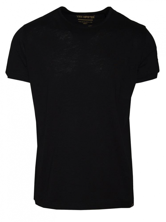 T-shirt βαμβακερό μονόχρωμο Van Hipster