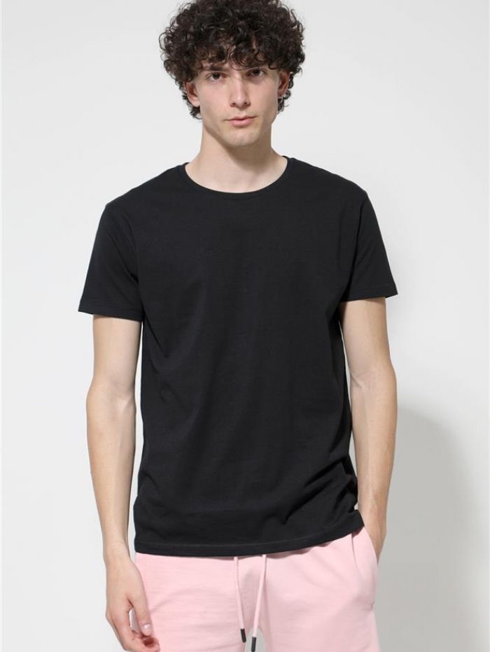 T-shirt βαμβακερό μονόχρωμο Van Hipster