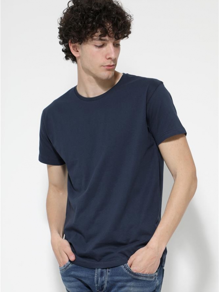 T-shirt βαμβακερό μονόχρωμο Van Hipster