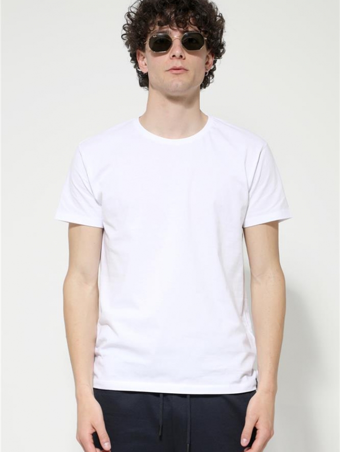 T-shirt βαμβακερό μονόχρωμο Van Hipster