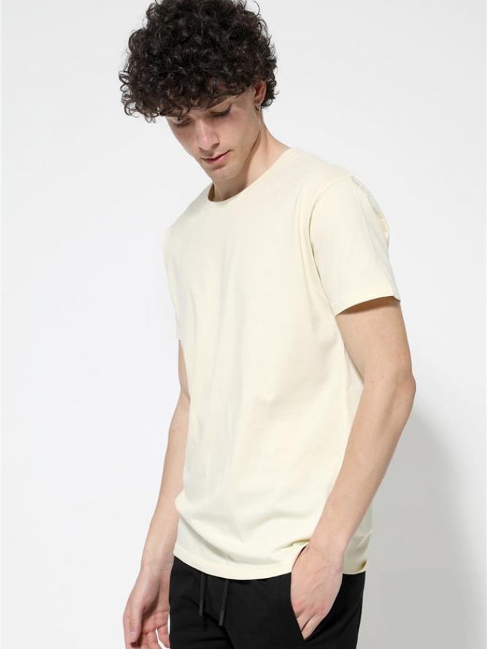 T-shirt βαμβακερό μονόχρωμο Van Hipster